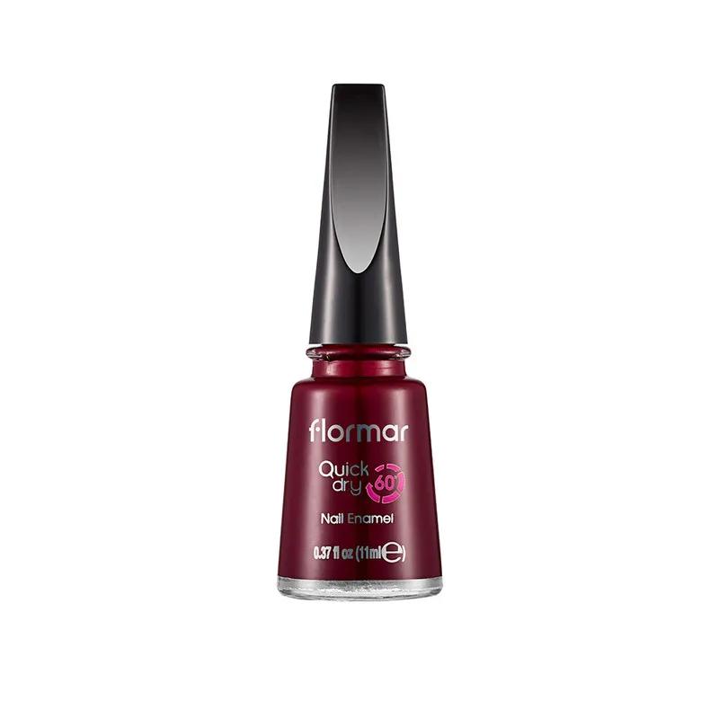 Flormar Quick Dry nail enamel - QD22 Red Velvet
