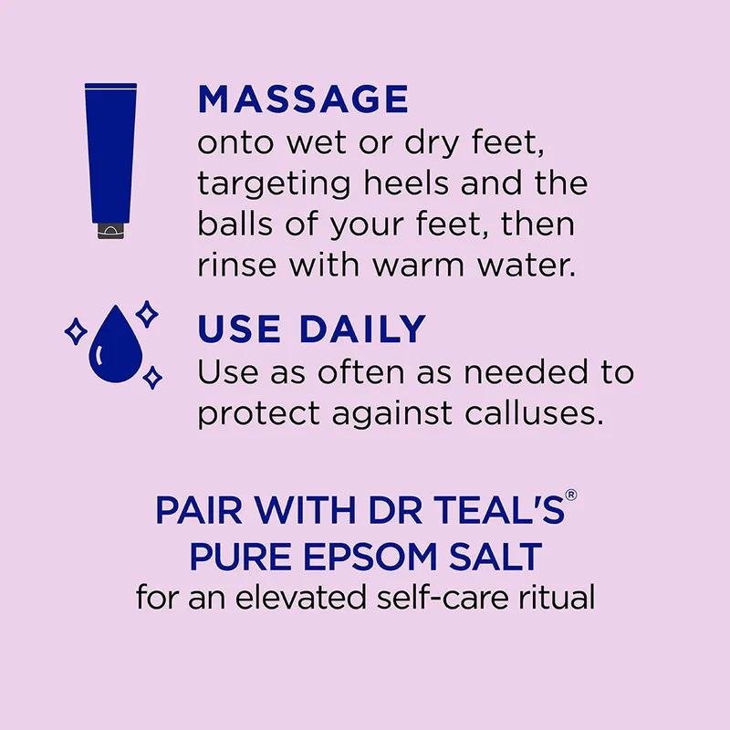 Dr Teal's Exfoliant Foot Scrub Epson Salt 170gm