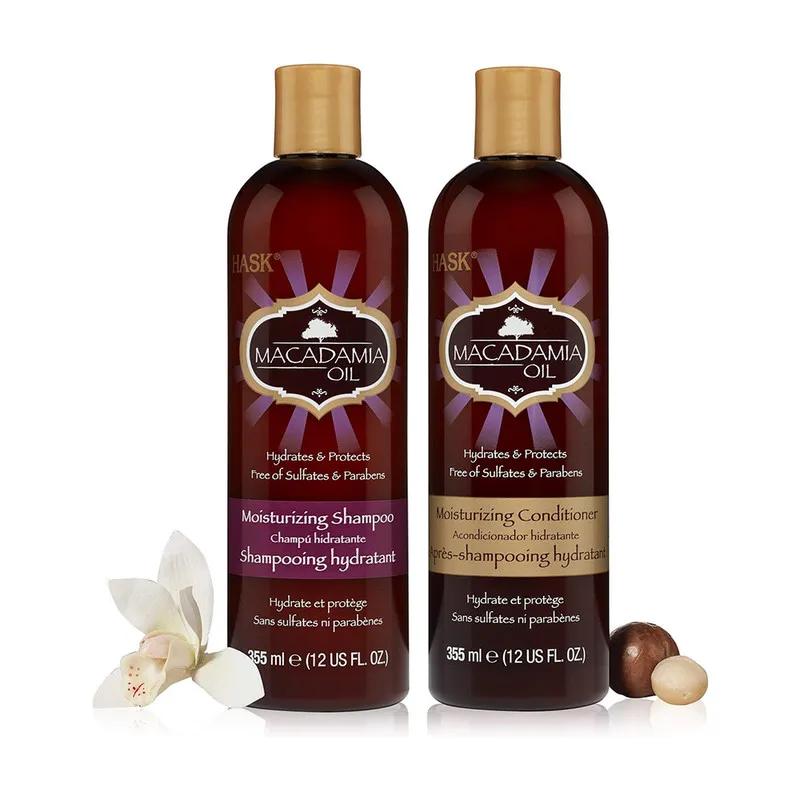 Hask Macadamia Oil Moisturizing Shampoo 355 ml + Conditioner 355 ml