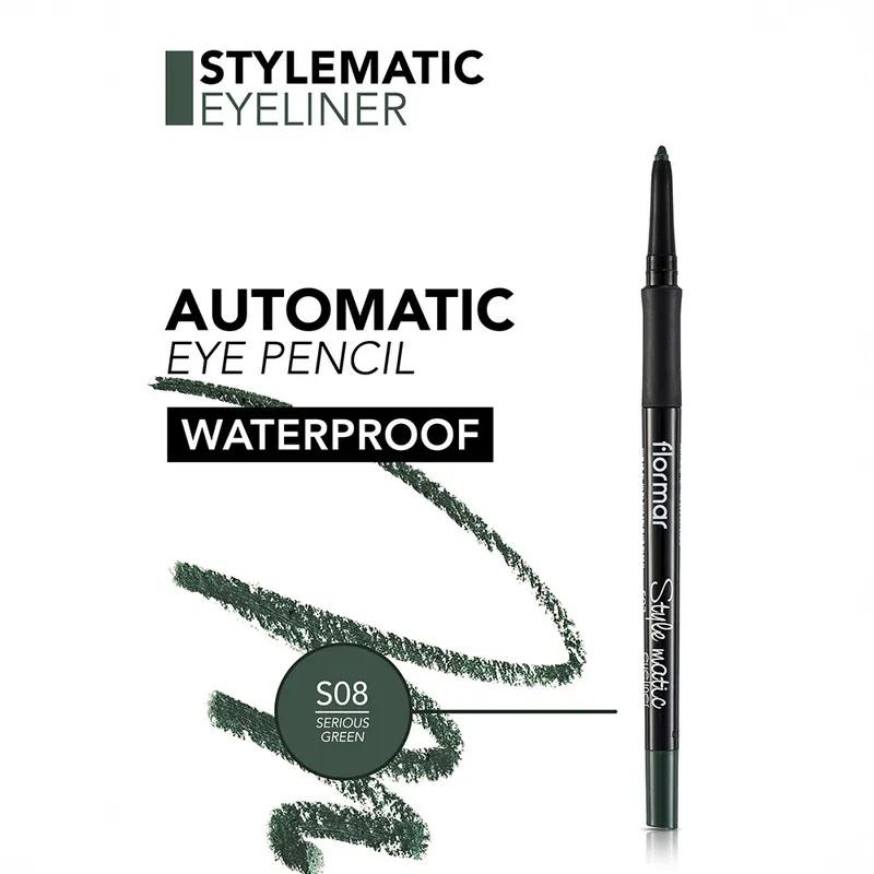 Flormar Style Matic Eyeliner - 08 Serious Green