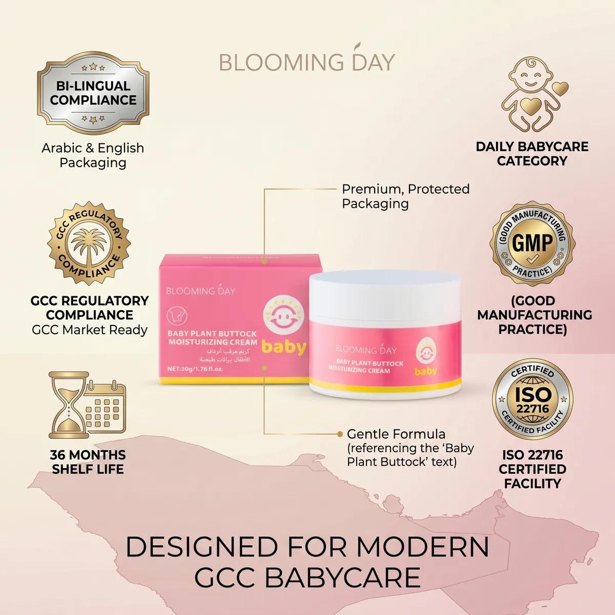 Blooming Day Baby Plant Buttock Moisturizing Cream 50gm