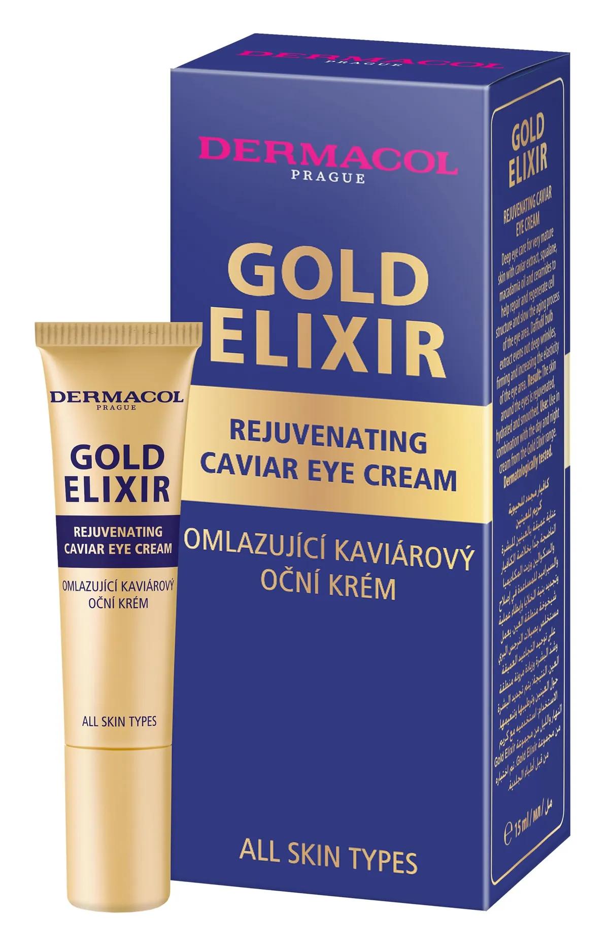 Dermacol Gold Elixir Rejuvenating Caviar Eye Cream with Deep Hydration