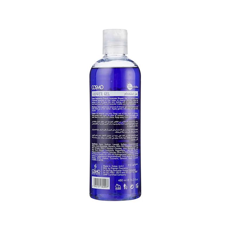 Cosmo Temptation Shower Gel French Lavender 480 Ml