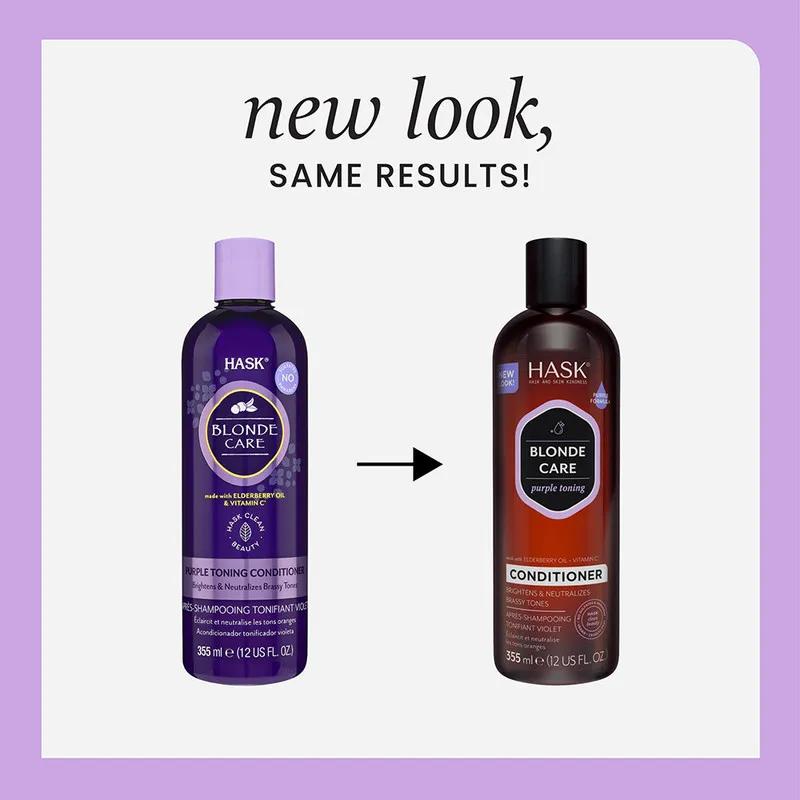Hask Blonde Care Purple Conditioner 355ml