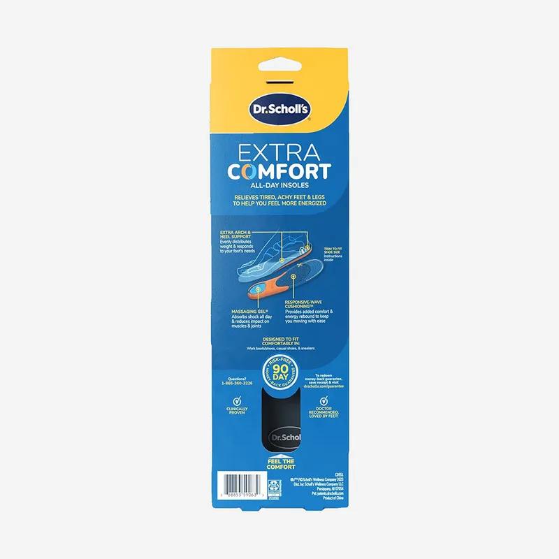 Dr.Scholl's Extra Comfort All-Day Insoles With Massaging Gel Men's 1Pair