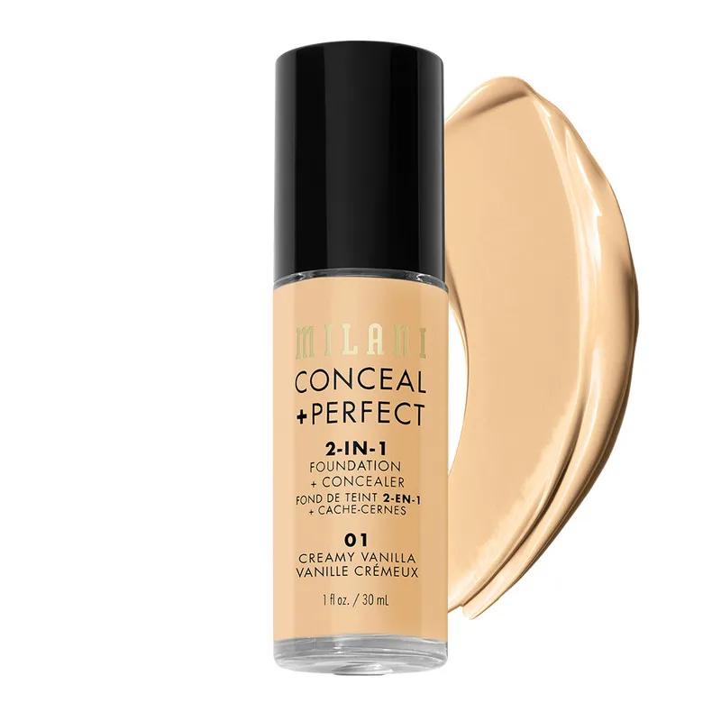 Milani Conceal + Perfect 2-In-1 Foundation - 01 Creamy Vanilla