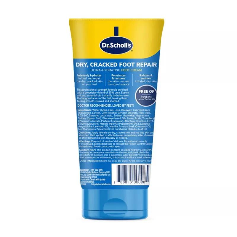Dr. Scholl's Dry-Cracked Foot Repair-Ultra Hydrating Cream 3.5oz