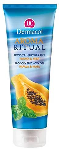 Dermacol Aroma Ritual Tropical Shower Gel Papaya & Mint - Skin Cleanser