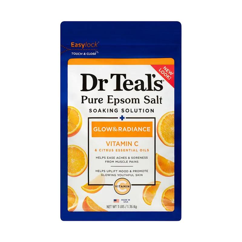 Dr Teal's Epsom Bath Salt - Vitamin C & Citrus Oils 1.36 Kg