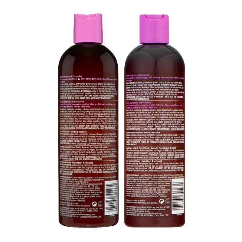 Hask Shea Butter & Hibiscus Oil Shampoo 355 ml + Conditioner 355 ml