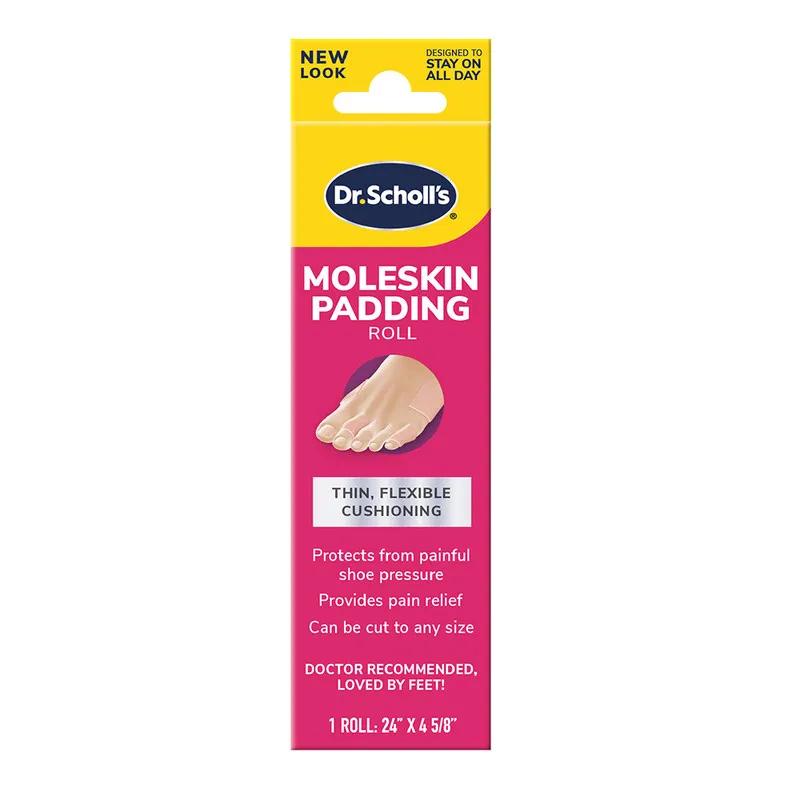 Dr.Scholl's Moleskin Plus Roll, 24" X 4 5/8"