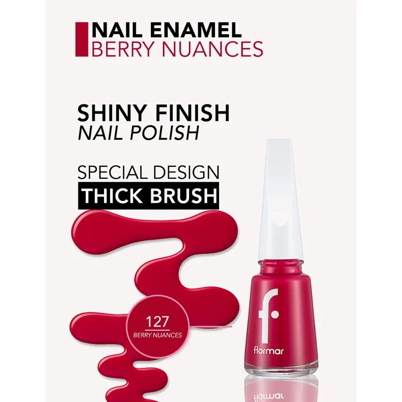 Flormar Nail Enamel - 127 Berry nuances