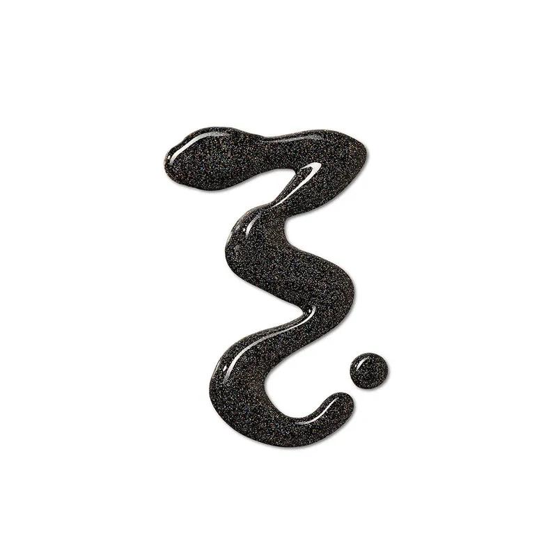 Flormar Glitter Nail Enamel - GL36 Black Star New