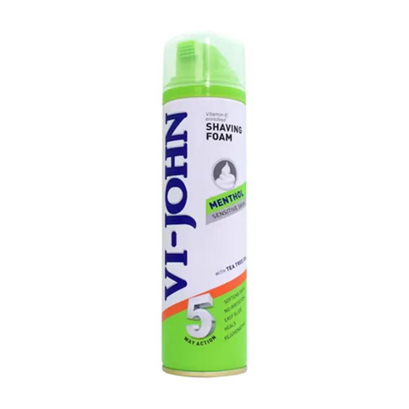 Vi-John Shaving Foam Menthol 200Ml  X2 Value Pack