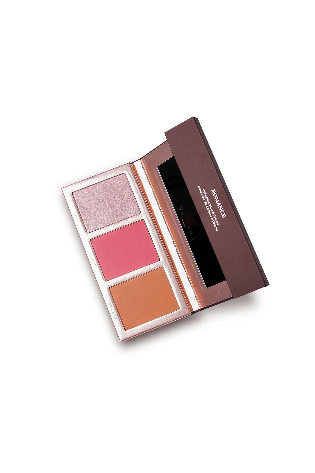 Viseart Paris Romance Highlighter/Contour/Blusher Palette - VHB202-Romance - VHB202
