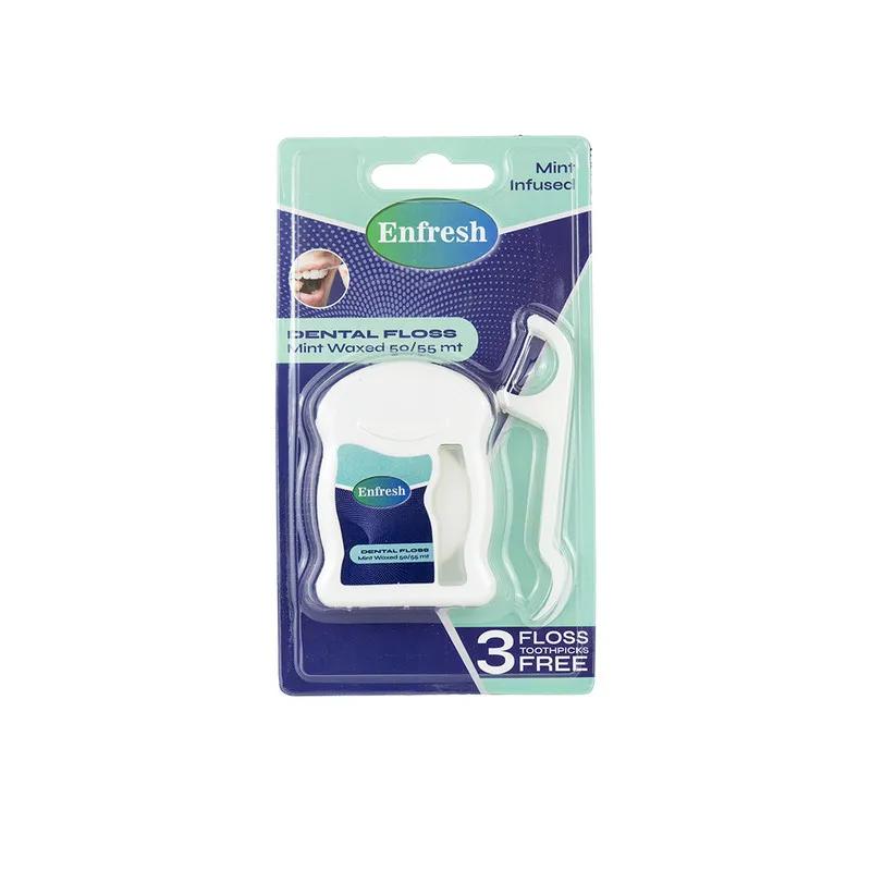 Enfresh Dental Floss Mint Waxed 50/55M