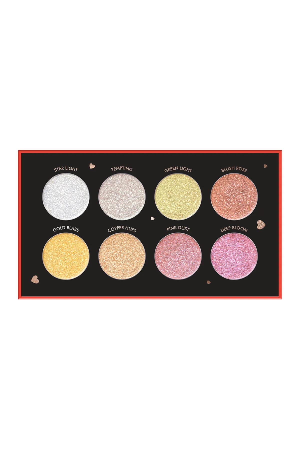 Sparkle 8 Color Eyeshadow Palette-Multicolor -SKE001