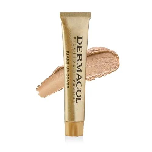 Dermacol Full Coverage Foundation | Long Lasting Waterproof Makeup Cover Cream SPF30 | Hypoallergenic & Light Weight Liquid | Tattoo-589