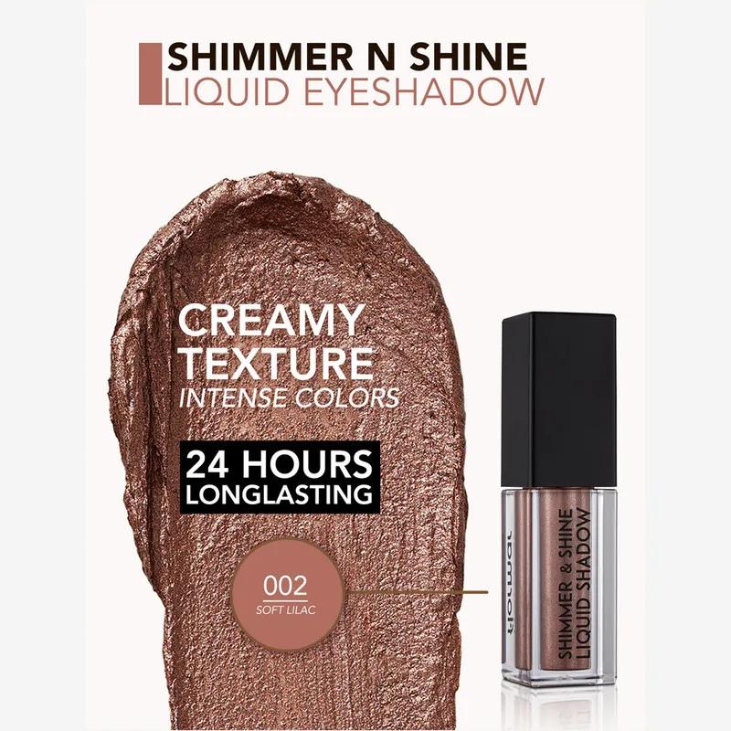 Flormar Shimmer & Shine Liquid Eyeshadow - 02 Soft Lilac