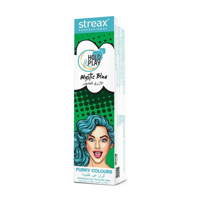 Streax Funky Clr Mystic Blue 100 G