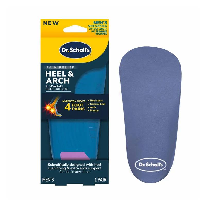 Dr.Scholl's Pain Relief Heels & Arch all-day Pain Relief Orthotics-Men