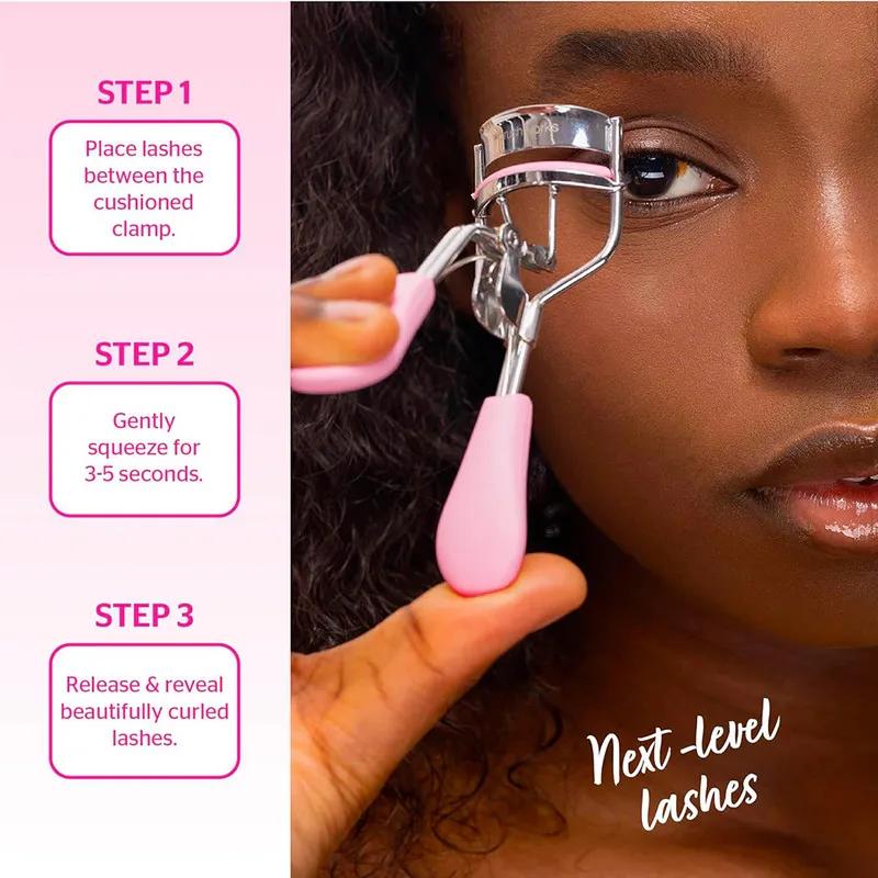 Brushworks Eyelash Curler - Pink