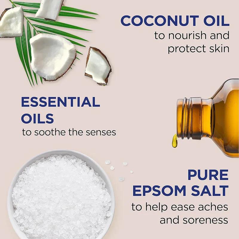 Dr Teal's Epsom Bath Salt Soaking Solution - Coconut Oil 1.36Kg