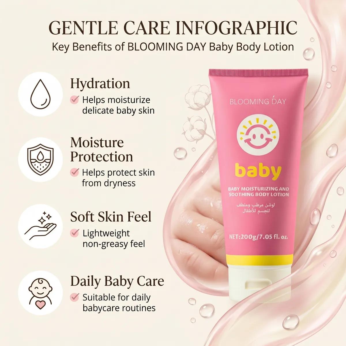 Blooming Day Baby Moisturizing and Soothing Body Lotion 200gm