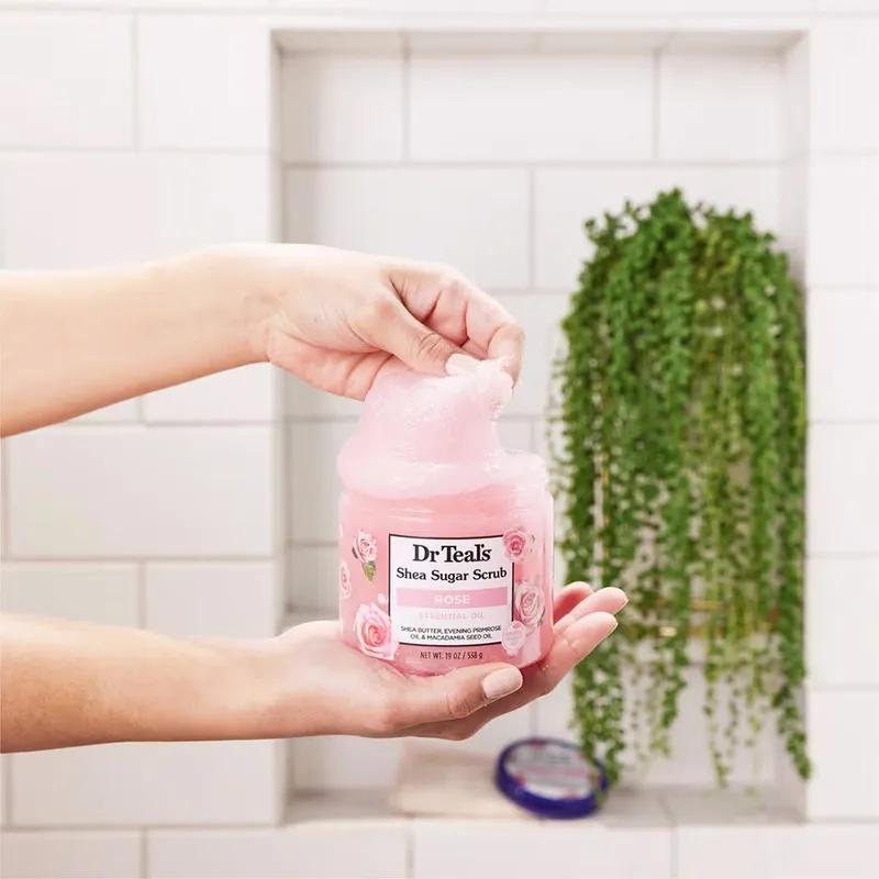 Dr Teal's Shea Sugar Body Scrub Rose 538g