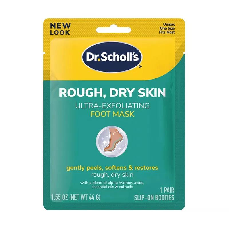 Dr. Scholl's Rough-Dry Skin-Ultra Exfoliating Foot Mask 1.55 Oz 1 pair