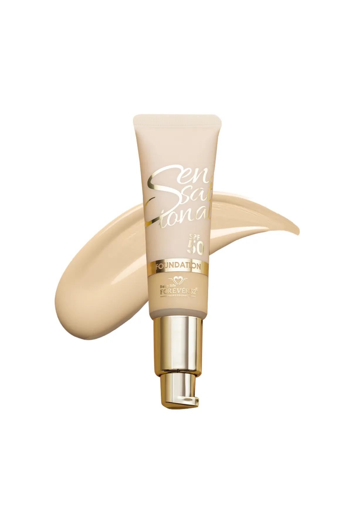 Forever52 Sensational Foundation SPF50-White Peach - SNS104