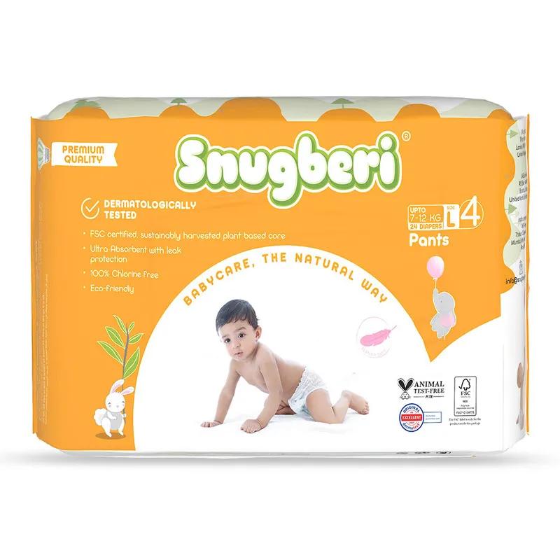 Snugberi Diaper Pants Size 4 Large 7-12 kg 24's