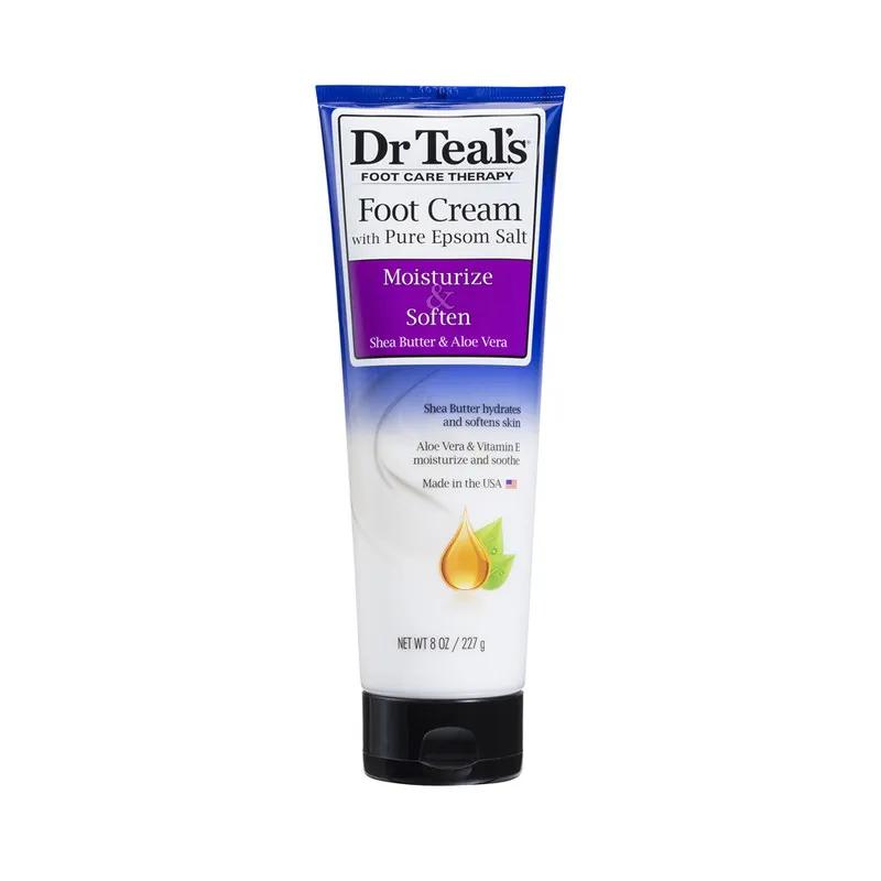 Dr Teal's Epsom Salt Foot Cream - Shea Butter&Aloe Vera 227g