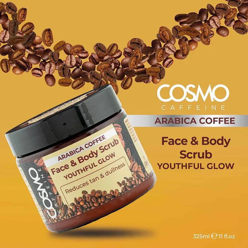 Cosmo Caffeine Face & Body Scrub 325Ml