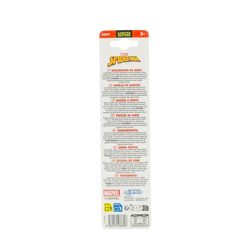 Mr.White Spiderman Manual Toothbrush With Suction Cup