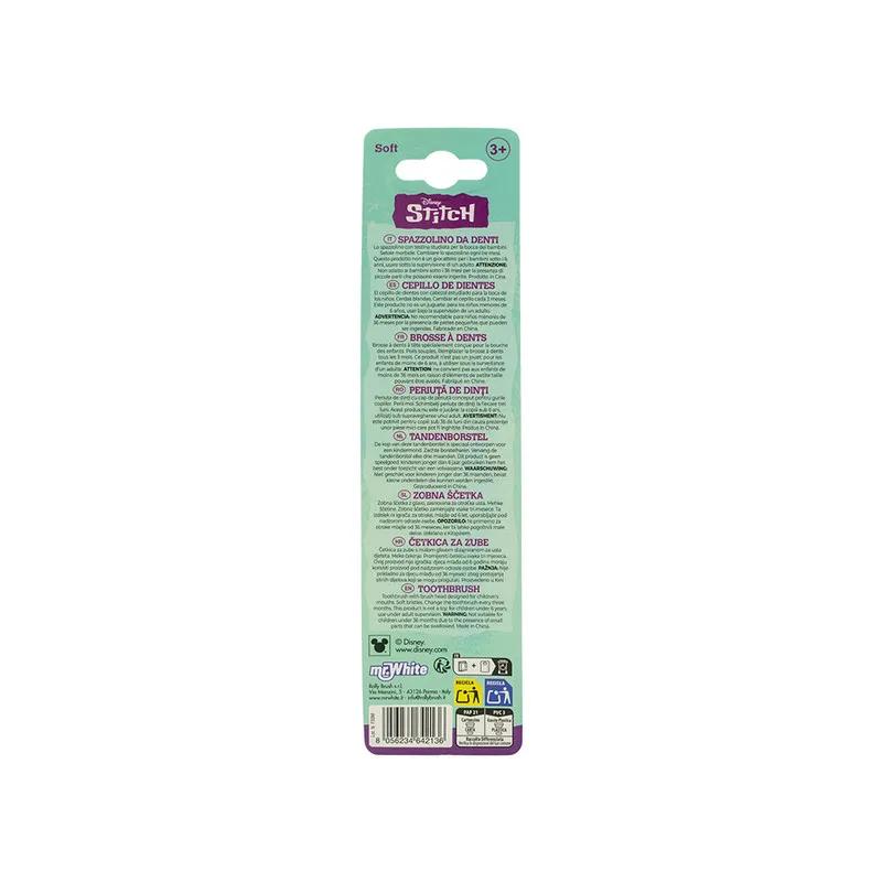 Mr.White Stitch Manual Toothbrush With Suction Cup