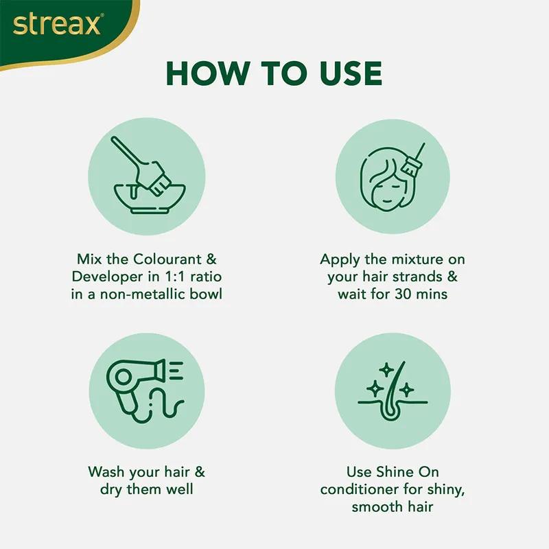 Streax Cream Hair Color - Natural Brown 4