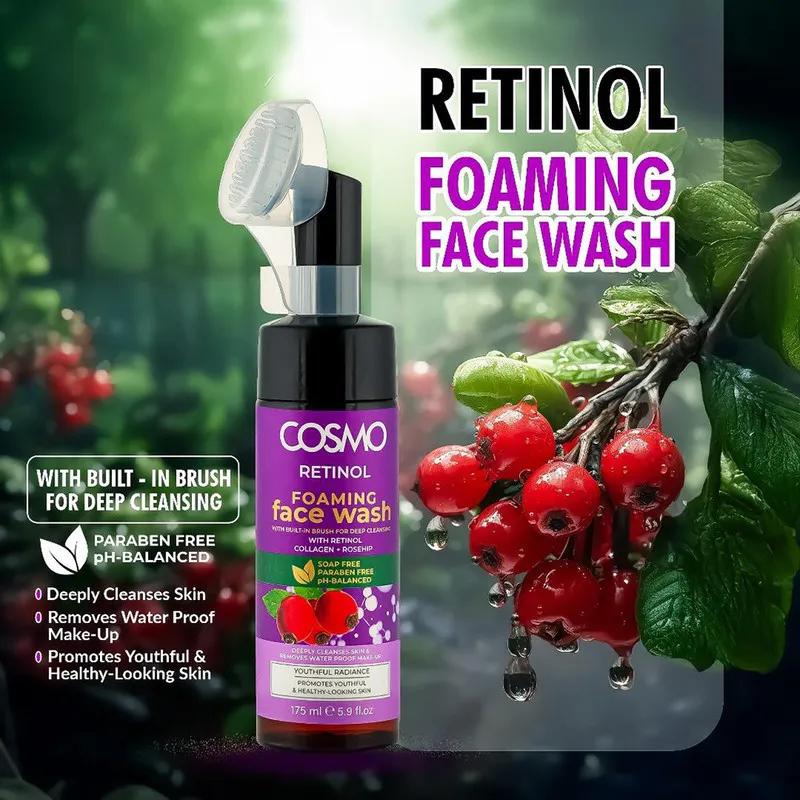 Cosmo Retinol Foam Face Wash- 175Ml