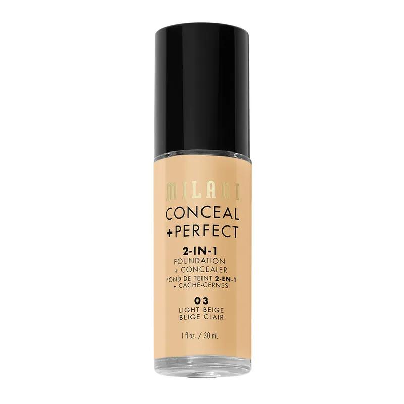 Milani Conceal + Perfect 2-In-1 Foundation - 03 Light Beige