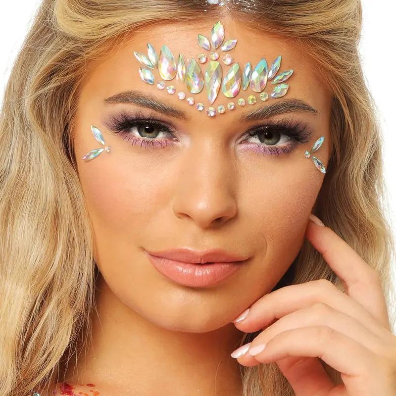 Glitter Me Up Crown Face Jewels