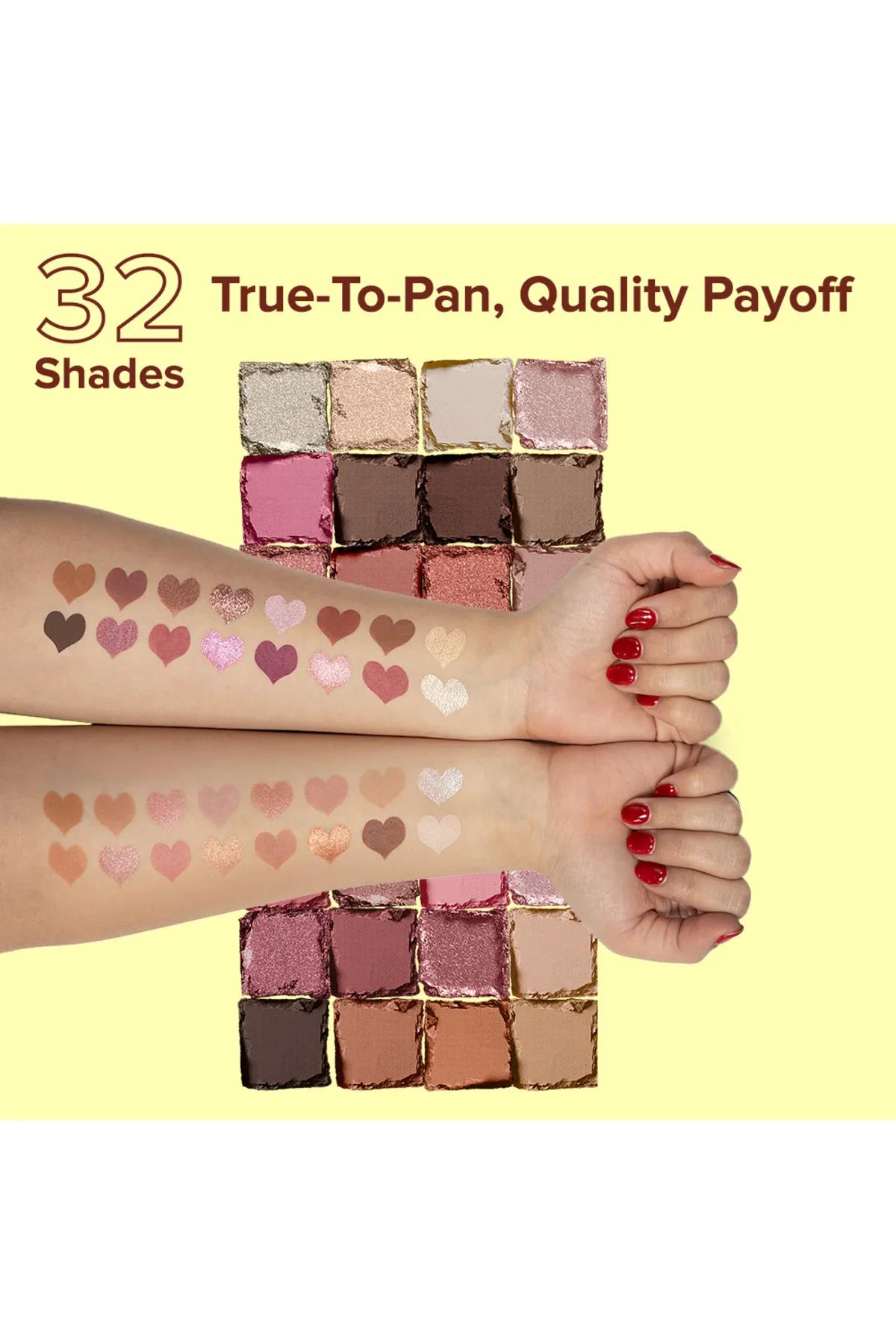 Forever52 Naturals 32 Color Eyeshadow Palette-Sunset Dream - NTR002