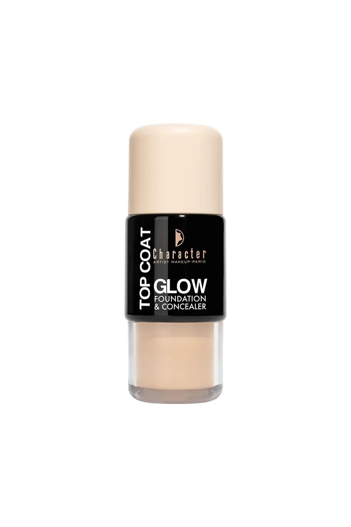 Top Coat Glow Foundation and Concealer-Light Sand