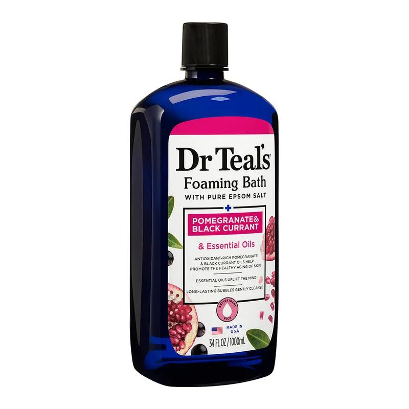 Dr.Teal's Foaming Bath with Pure Epsom Salt Pomegranate & Black Currant 1000ML