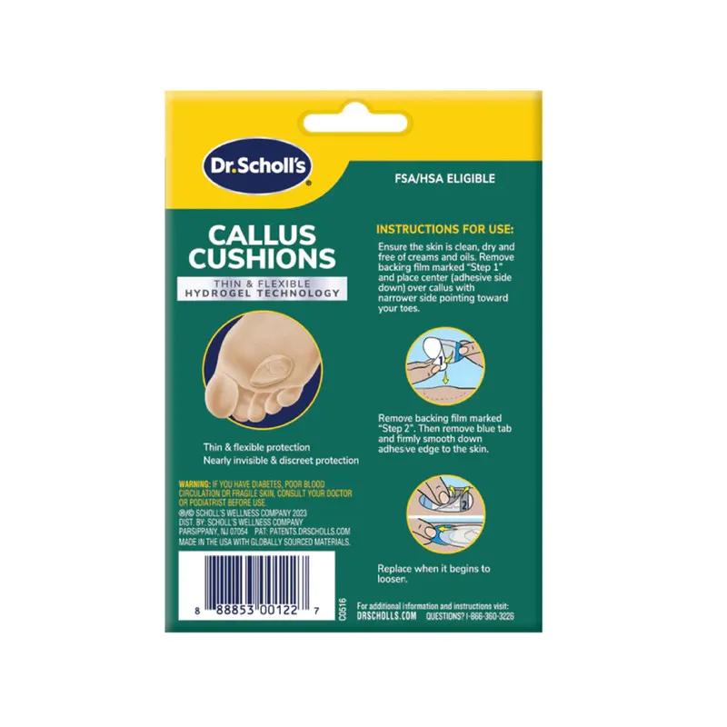 Dr. Scholl's DuraGel Callus Cushion Immediate & All Day Pain Relief 5ct