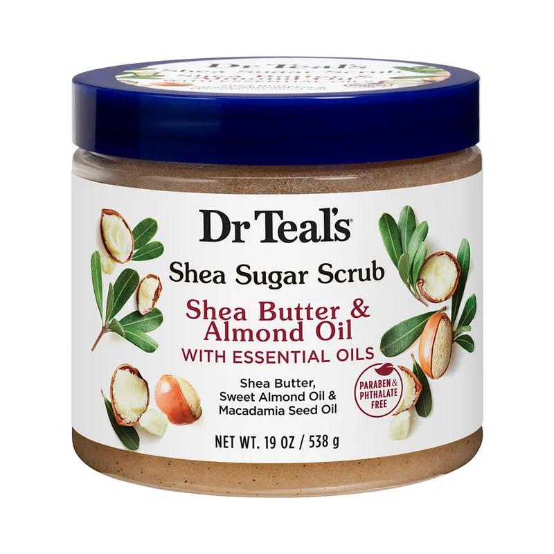 Dr Teal's Shea Sugar Body Scrub Shea Butter & Almond Oil 538g