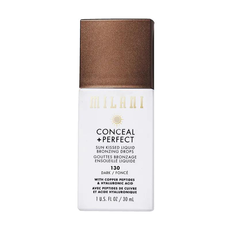 Milani Conceal + Perfect Sun Kissed Liquid Bronzing Drops 130 Dark