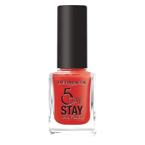 Dermacol Longlasting Nail Polish 5 Days Stay (No.52 Too hot)
