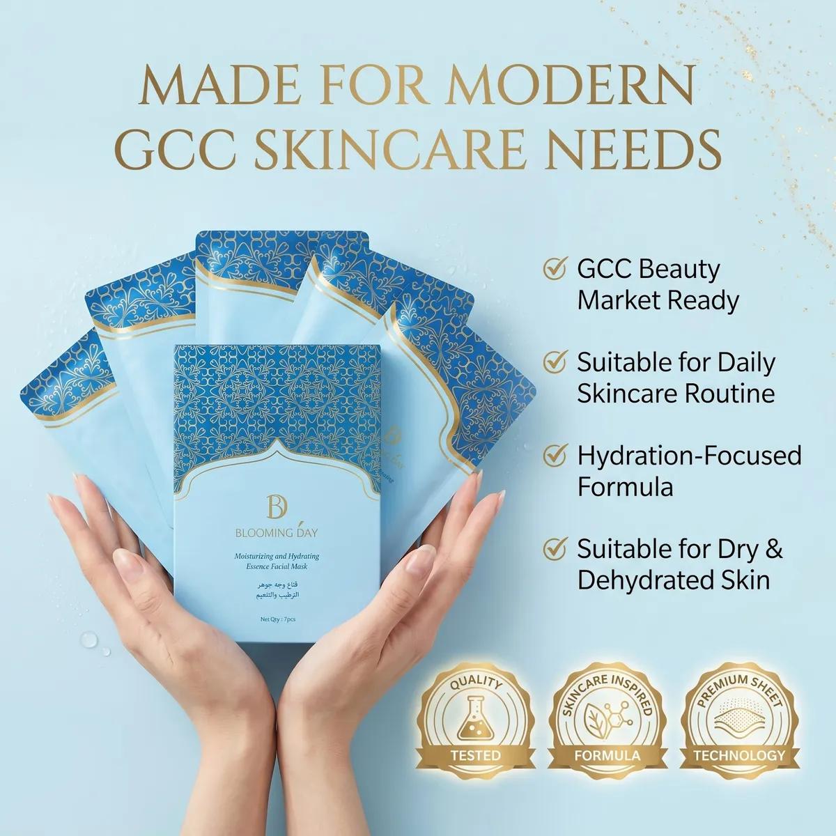Blooming Day Moisturizing and Hydrating Essence Facial Mask 23ml*5pcs
