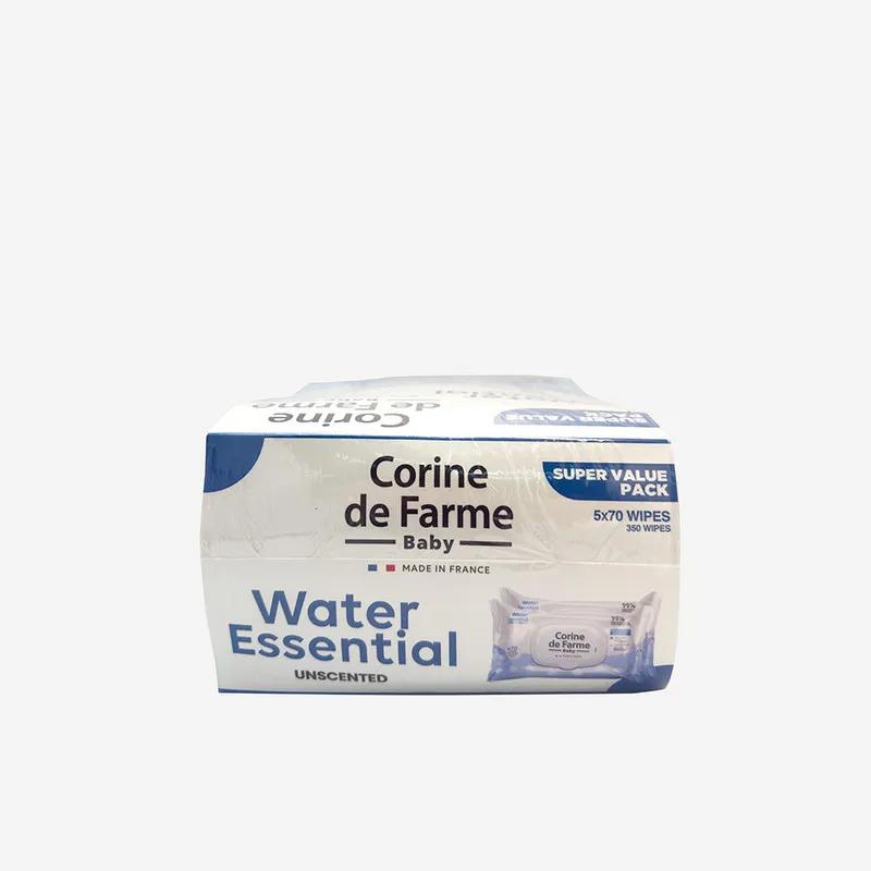 CDF-- Baby Water Essential Wipes 70's Pulls x 5 @SP