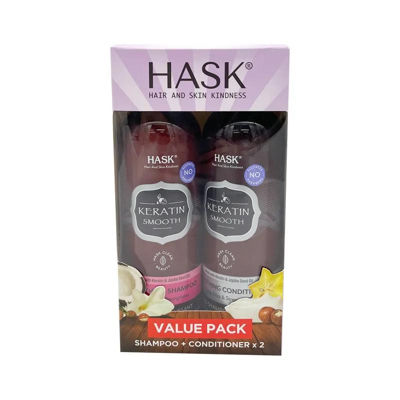 Hask Shampoo & Conditioner 355Ml Asstd. X2 Value Pack
